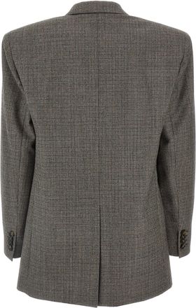 Stella McCartney Womens Gray Wool Blazer Clothing