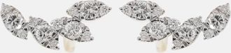 Stone and Strand Muse Tiara 10kt gold earrings with diamonds