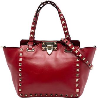 Valentino Pre-owned Valentino Mini Leather Rockstud Satchel Ladies 6AA6KZDOOST5NGIJ