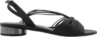 Ferragamo Sabina Mirrored Heeled Sandals, Size 7 C