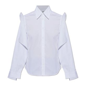 VETEMENTS Dames, Blouses & Shirts, Wit, Maat: XS Katoen