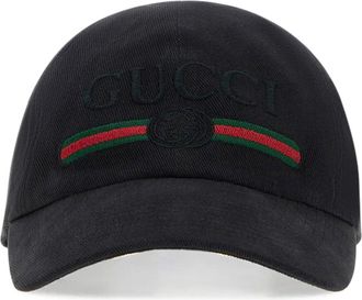 Gucci COTTON BASEBALL CAP WITH EMBROIDERY - Gucci - Man