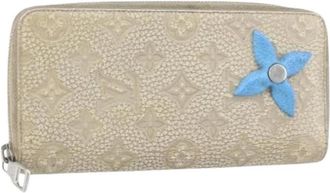 Louis Vuitton Pre-owned Canvas Portemonnee - Dames - Vintage Accessoires - Beige - ONE Size - Vintage