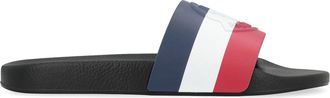 Moncler Mens Basile Rubber Slides Black Flip Flops &