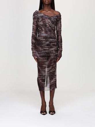 Elisabetta Franchi Abito midi Elisabetta Franchi in tulle stampato