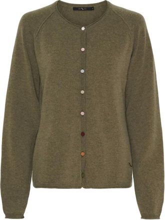 BTF-CPH Cardigan Alice in Cashmere - - Knitwear - Donna - Verde - M
