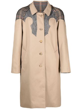 Maison Margiela reversible single-breasted coat - Neutrals