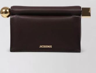 Jacquemus la pochette lamb leather mini bag