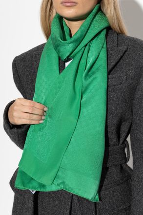 Moschino Scarf With Monogram, Unisex, Green