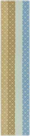 Tory Burch Womens T Monogram Multi-Stripe Oblong Scarf, One Size