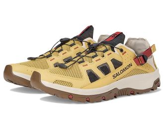 Salomon Techamphibian 5 Mens Shoes Antique Gold/Rainy Day/Burnt Henna : 8 D - Medium, Textile