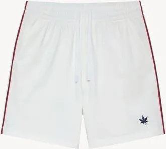 Boast 7 Tipped Peak Performance Short in White Red Navy at Nordstrom, Size Xx-Large