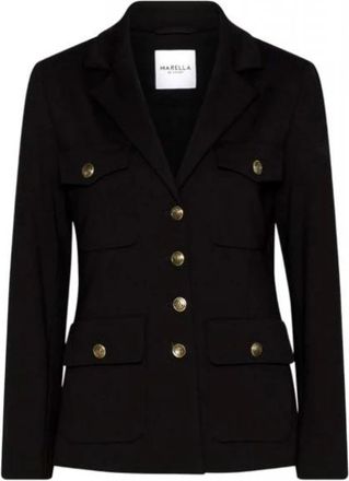 Marella Jassen > Blazers - Dames - Blazers - Zwart - M - Jassen