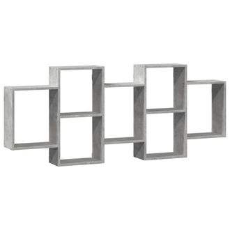 vidaXL Estante De Pared Madera Ingenier&iacute;a Gris Hormig&oacute;n 159x18x65 Cm Vidaxl
