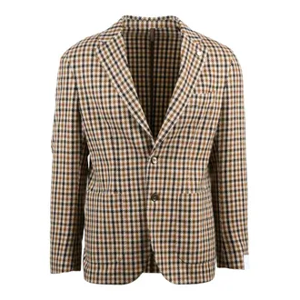 Luigi Bianchi Mantova Heren, Jassen, Beige, Maat: L Katoen