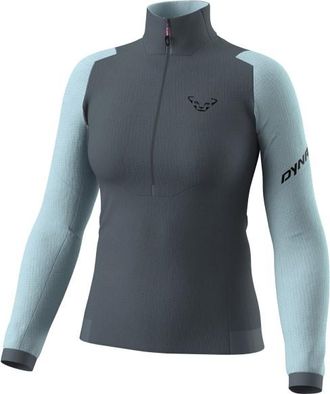 Dynafit Blacklight Thermal 1/2 Zip Fleecepullover f&uuml;r Damen | blau