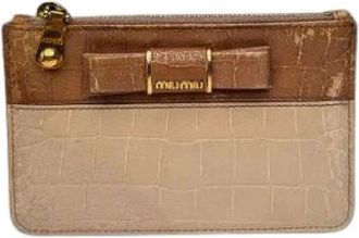 Miu Miu Pre-owned Vintage Cardholder - - Pre-owned - Donna - Beige - ONE SIZE