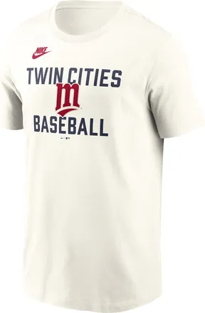 Nike Minnesota Twins Cooperstown 70s Inspired Nike Mens MLB T-Shirt in Brown | N19911KMNT-9V0