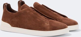 Ermenegildo Zegna Zapatos slip-on Triple Stitch de ante