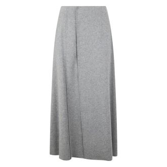 Alberta Ferretti Long simple dress - female - Alberta Ferretti - Midi Skirts - Gray - S - Skirts