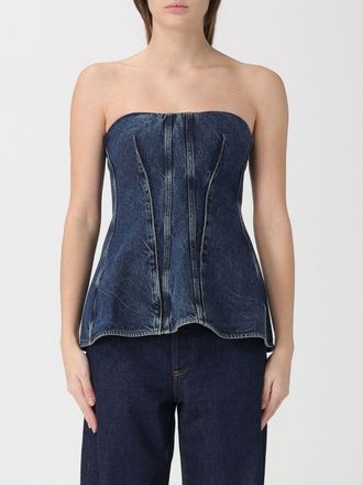 A Gold E Top AGOLDE Woman color Denim