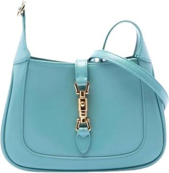 Gucci Pre-owned Shoulder Bags, female, Blue, Size: ONE SIZE Pre-owned The Jackie 1961
