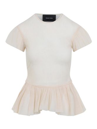 Simone Rocha Sheer Ballet Peplum Top