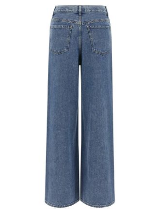 Theory High-Waisted Wide-Leg Jeans - Blue