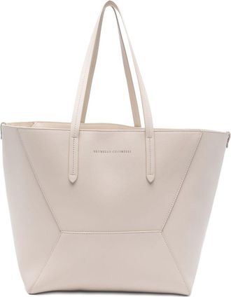 Brunello Cucinelli Brunello Cucinelli lederen boodschappentas