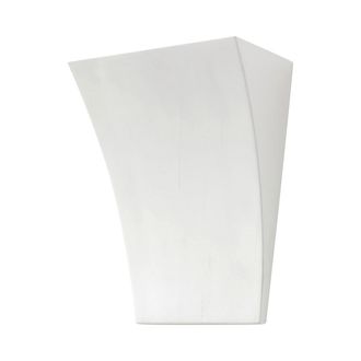 Oresteluchetta Aplique De Pared De Cer&aacute;mica Blanca De Dise&ntilde;o Minimalista Tampa