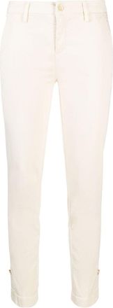 Liu Jo slim-fit trousers - women - Cotton/Cotton/Spandex/Elastane - 26 - Neutrals