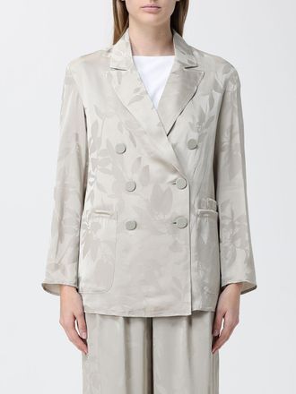 A|X Armani Exchange Blazer a doppiopetto in raso damascato