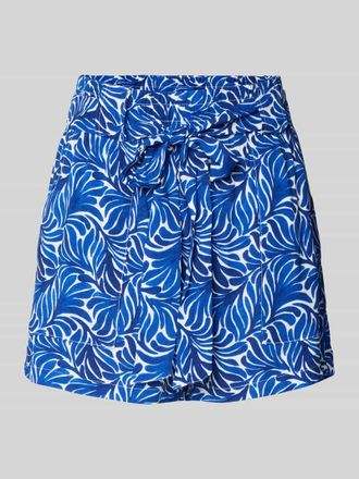 Only Regular Fit Shorts mit Allover-Muster Modell NOVA in Blau, Gr&ouml;&szlig;e XS