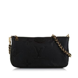 Louis Vuitton Pre-owned Pochette Felicie - Dames - Pre-owned - Zwart - Maat: ONE Size Leer