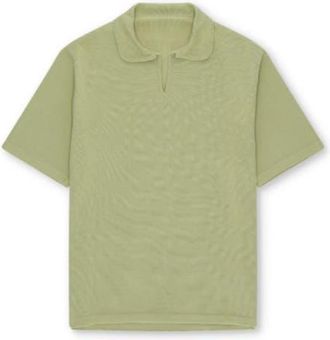 Fortela Andy Cotton Knit Polo in Kiwi at Nordstrom, Size X-Large