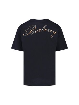 Burberry Mens T-Shirts And Polos Black Cotton