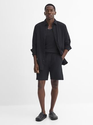 Le 31 Mens Crinkled cotton short Inseam: 8.5