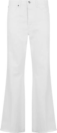 Frame Denim Flared Jeans, female, White, Size: W27 The Lax Jeans