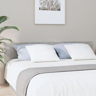 vidaXL Cabecero De Cama Madera Contrachapada Gris 200x1,5x80 Cm Vidaxl