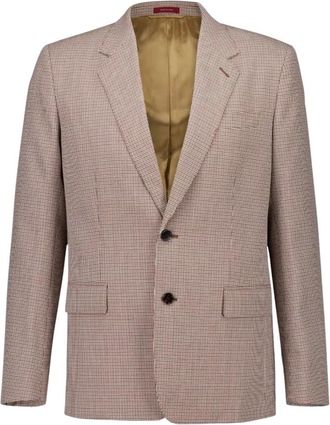 Gucci Formal Blazers, male, Beige, Size: L Jacket
