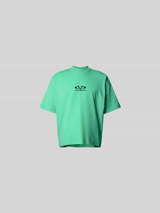 VETEMENTS Oversized T-Shirt aus Baumwolle in Neon Gruen, Gr&ouml;&szlig;e XS