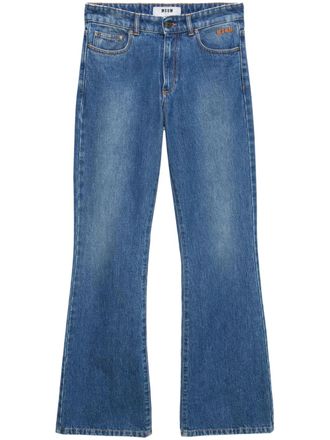 Msgm straight-leg jeans - women - Fabric - 40 - Blue