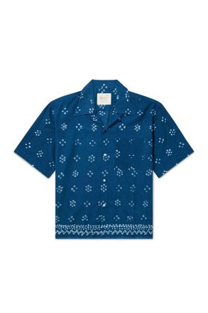 Kardo Rohit Convertible-Collar Printed Cotton Shirt