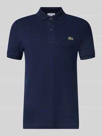 Lacoste Slim Fit Poloshirt aus reiner Baumwolle in Marine, Gr&ouml;&szlig;e XXXL