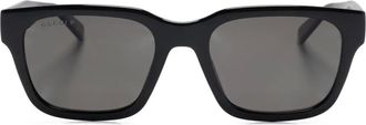 Gucci Zonnebril met vierkant montuur - Zwart