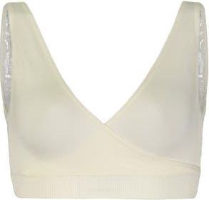 BraBar/Boutique Hug Lace-Back Sports Bra in Vanilla Ice at Nordstrom, Size Medium/large