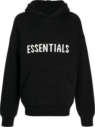 Fear of God Hoodie met logo - Blauw