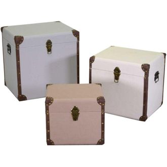 Vacchetti Ba&uacute;l De Ecopiel 1-3 Natural Cuadro Cm50x40h50