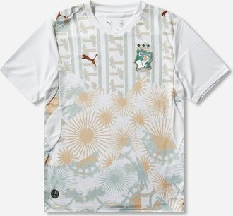 Puma Men s C&ocirc;te d Ivoire 2026 Away Jersey White / Warm Chestnut