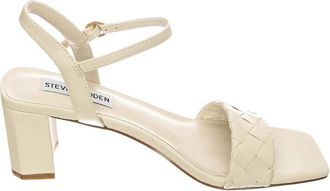 Steve Madden High Heel Sandalen - Dames - Sandalen met hakken - Beige - 38 1/2 EU - Schoenen